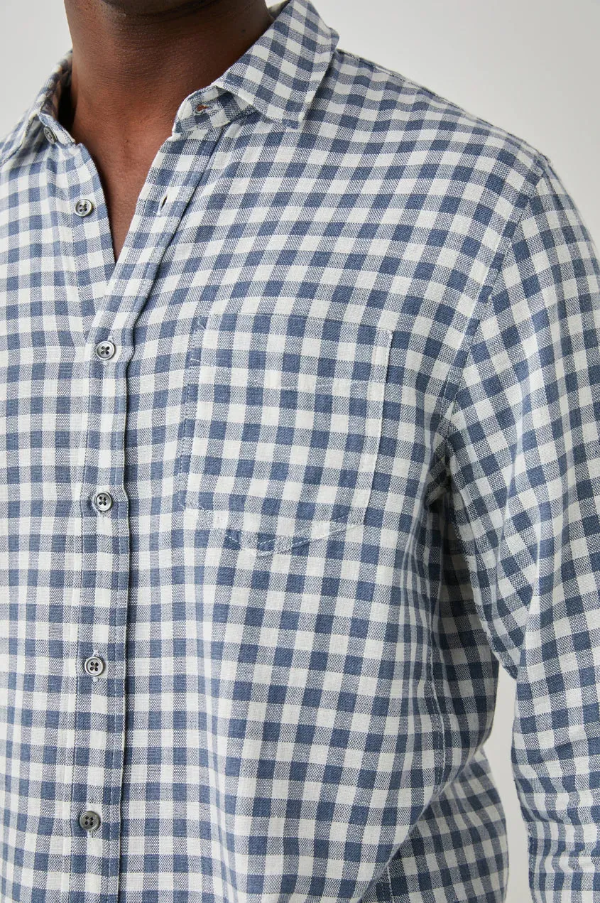 Rails Wyatt Navy Gingham