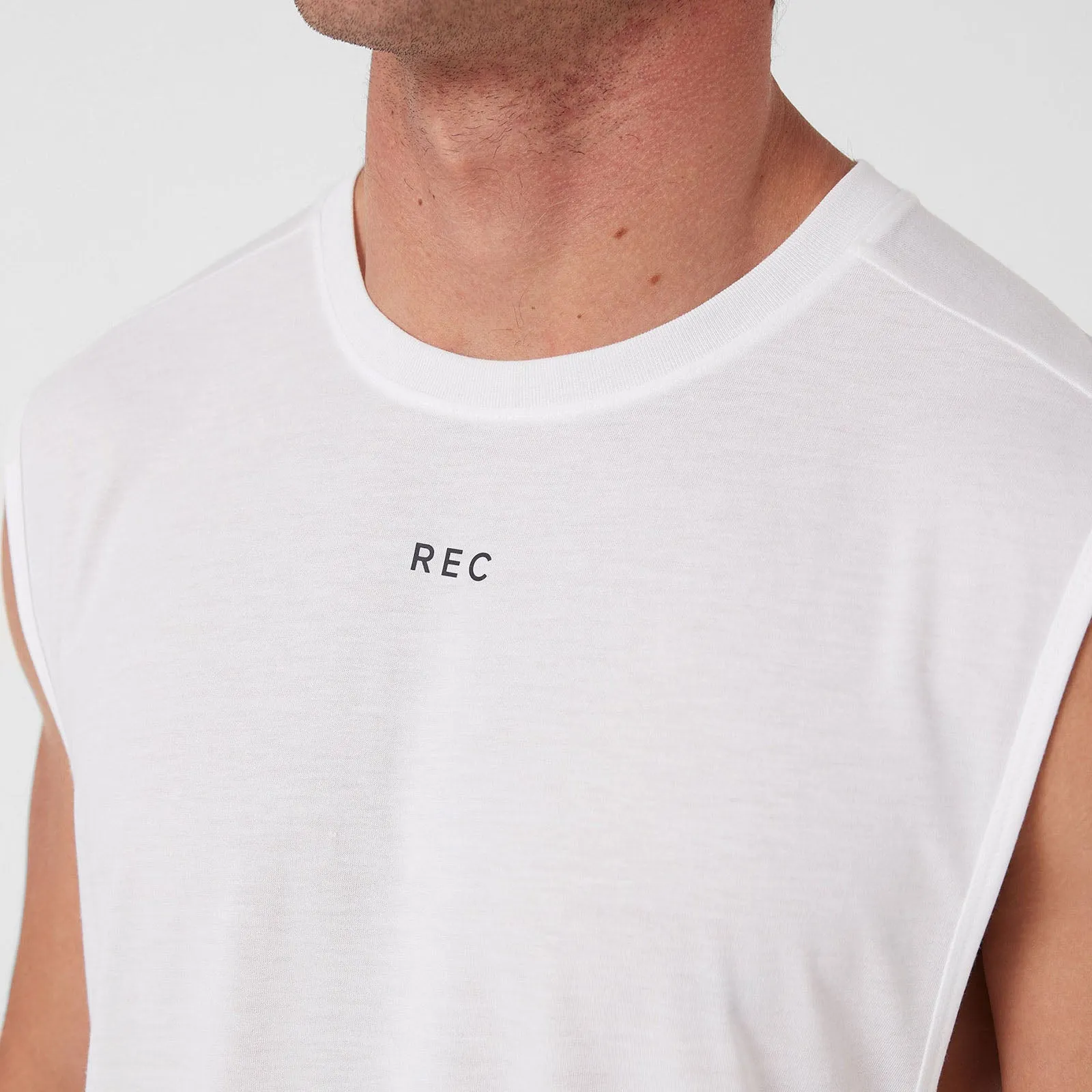 REC GEN - Men's Oxy Muscle - White