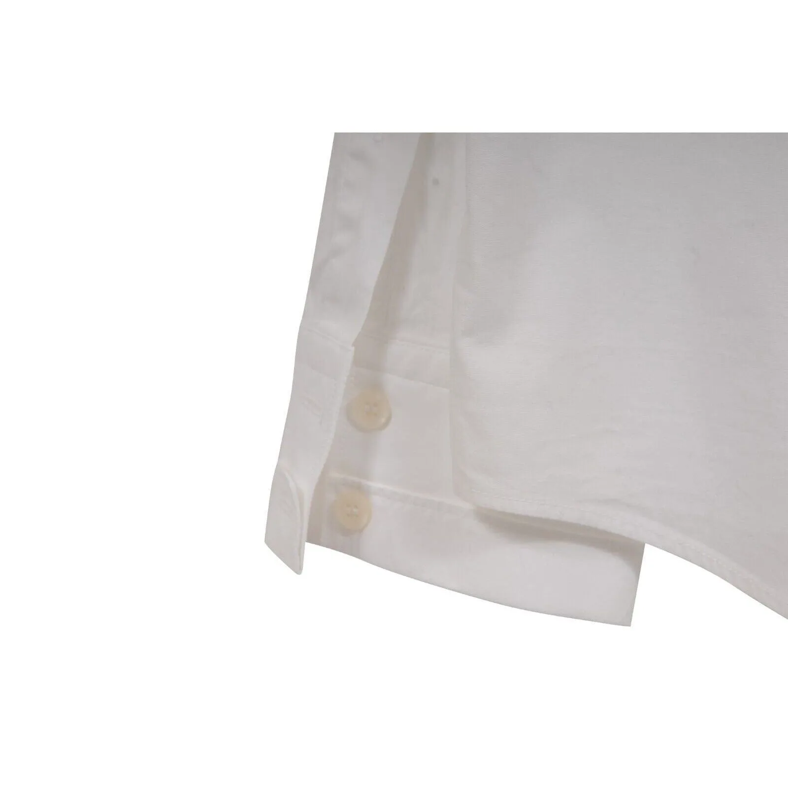 Rockstud Pyramid Button Down White Cotton