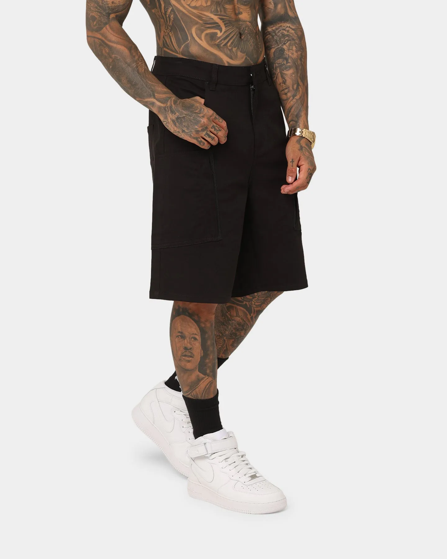 Saint Morta Jupiter Military Shorts Black