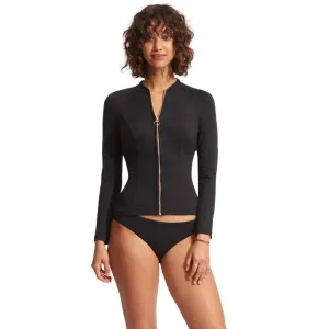 SEAFOLLY - Collective Long Sleeve Sunvest Top