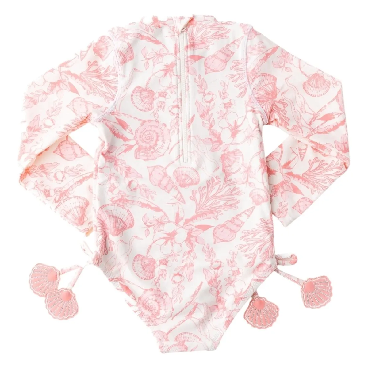 SEASIDE TOILE LONG SLEEVE ONE PIECE SWIMSUIT