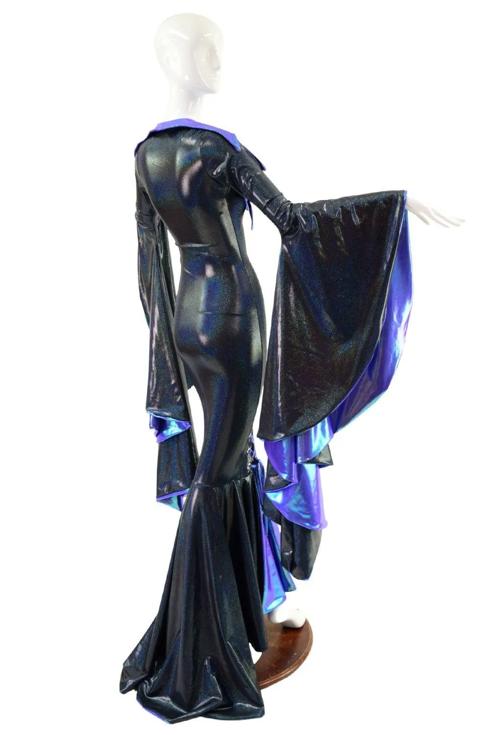 Sorceress Sleeve Gown with Lined Puddle & Thigh Lace Up