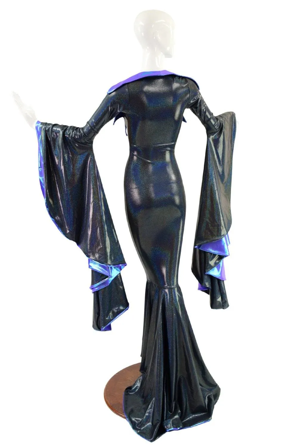 Sorceress Sleeve Gown with Lined Puddle & Thigh Lace Up