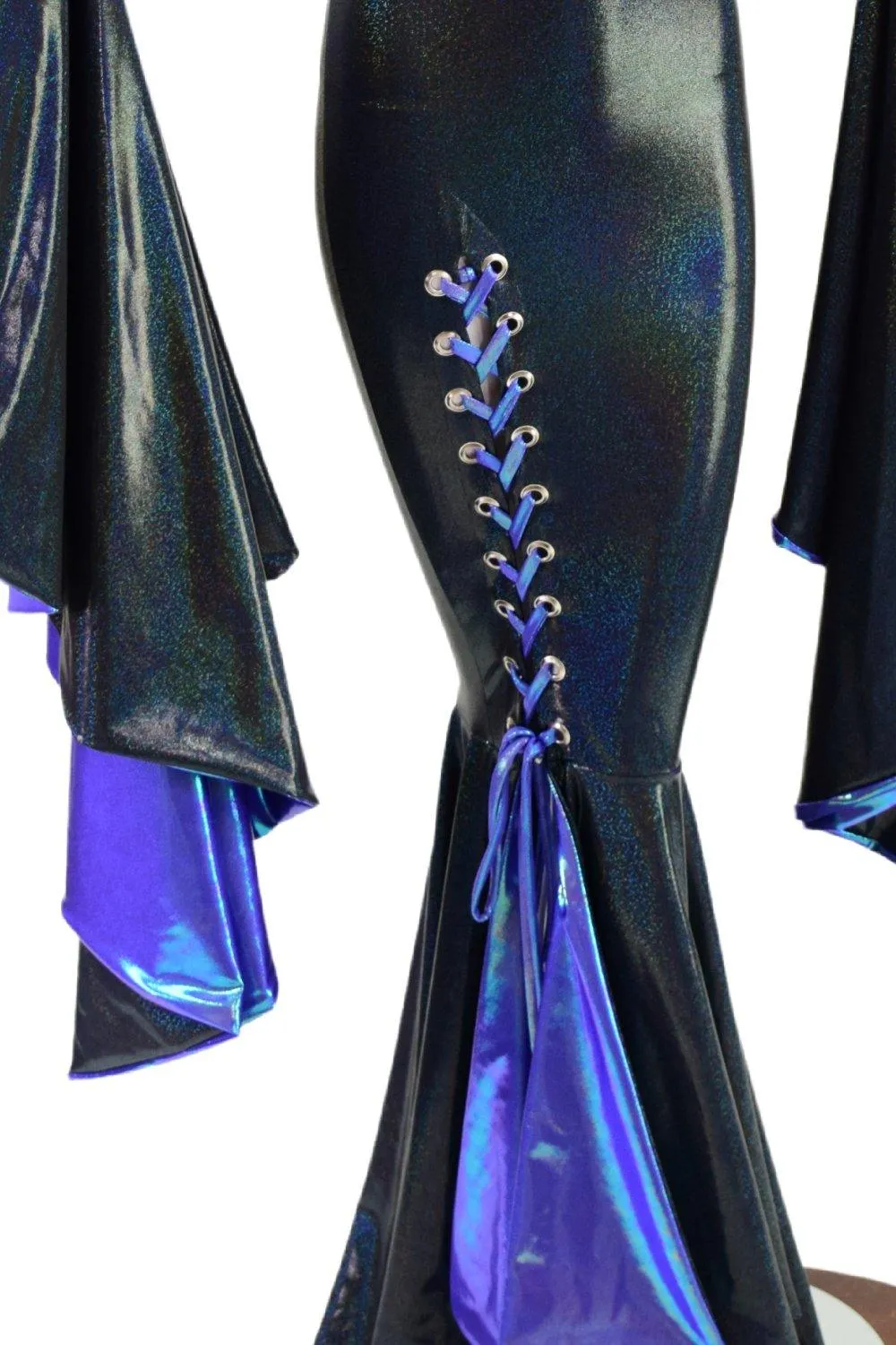 Sorceress Sleeve Gown with Lined Puddle & Thigh Lace Up