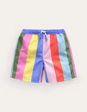 Swim Shorts-Soft Swim Multistripe