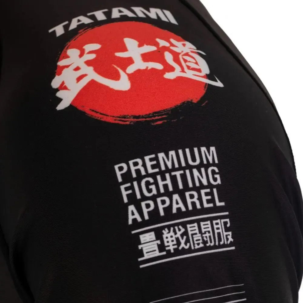 Tatami Bushido Black Long Sleeve Rash Guard