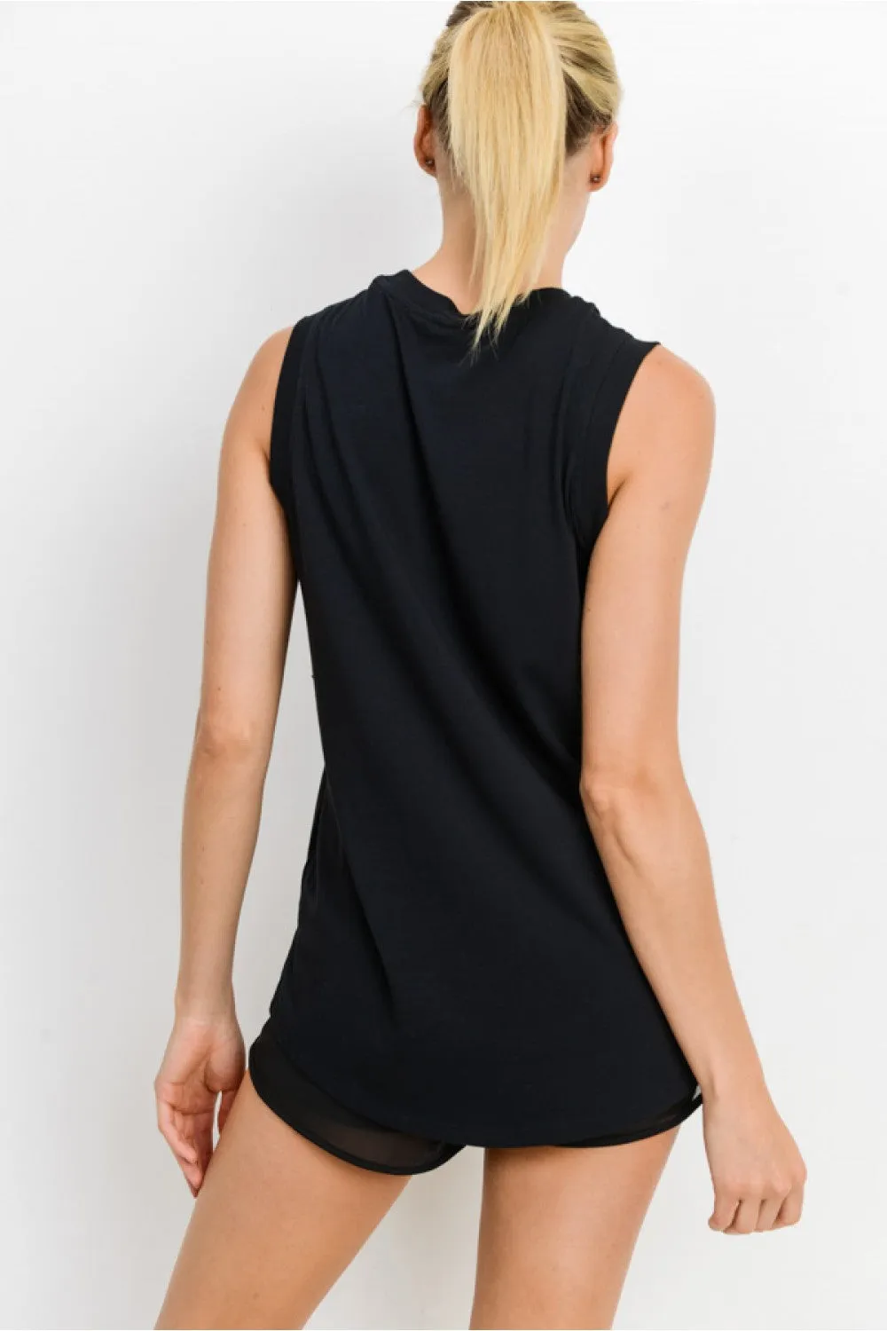 Time To Go Muscle Tank - Black