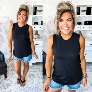 Time To Go Muscle Tank - Black