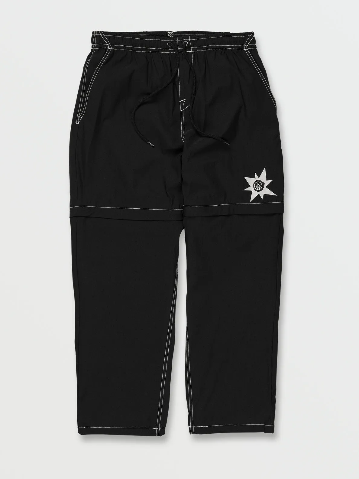 Tokyo True Convertible Elastic Waist Pants - Black