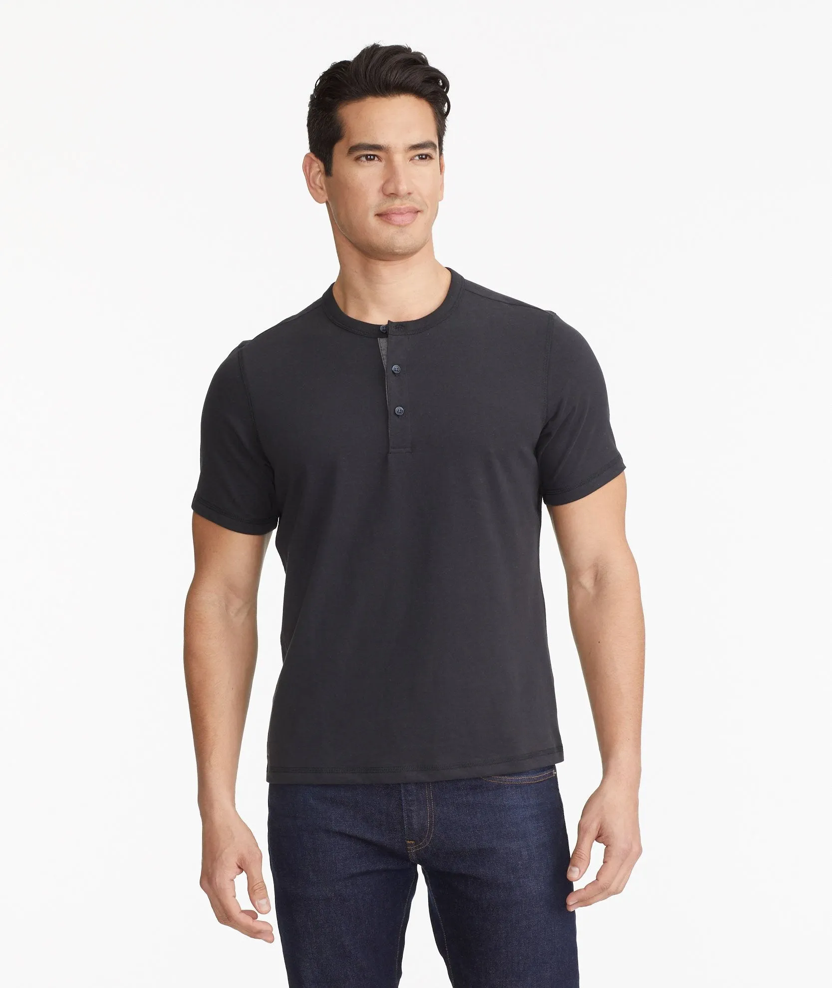 Ultrasoft Short-Sleeve Henley