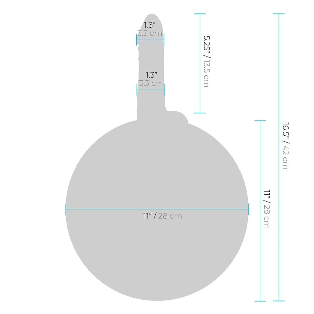 Vibrating Yoga Ball Dildo