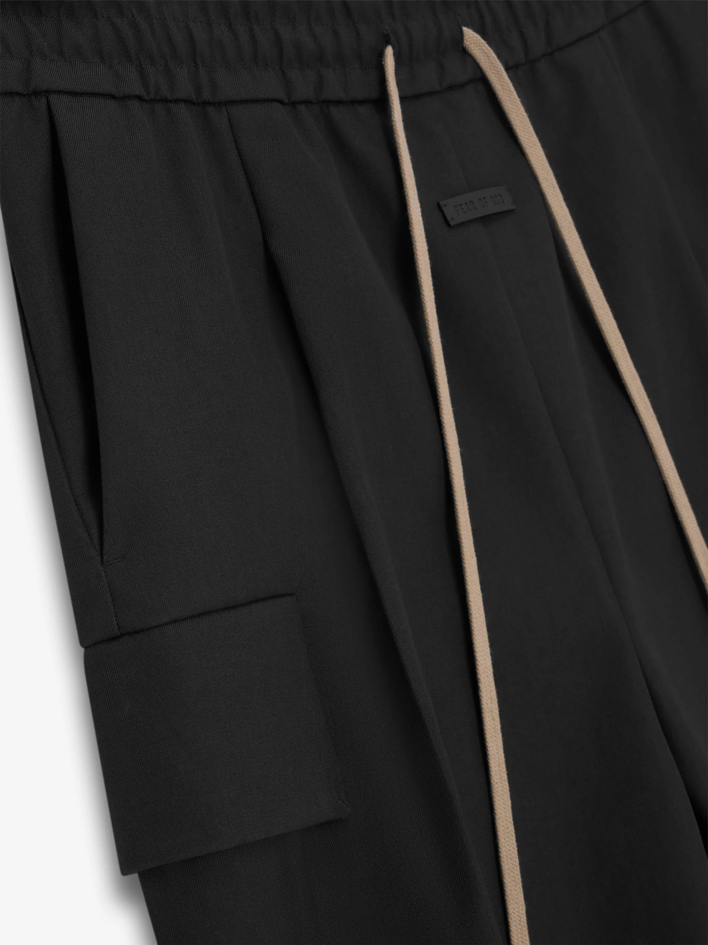 Weighted Twill Cargo Shorts