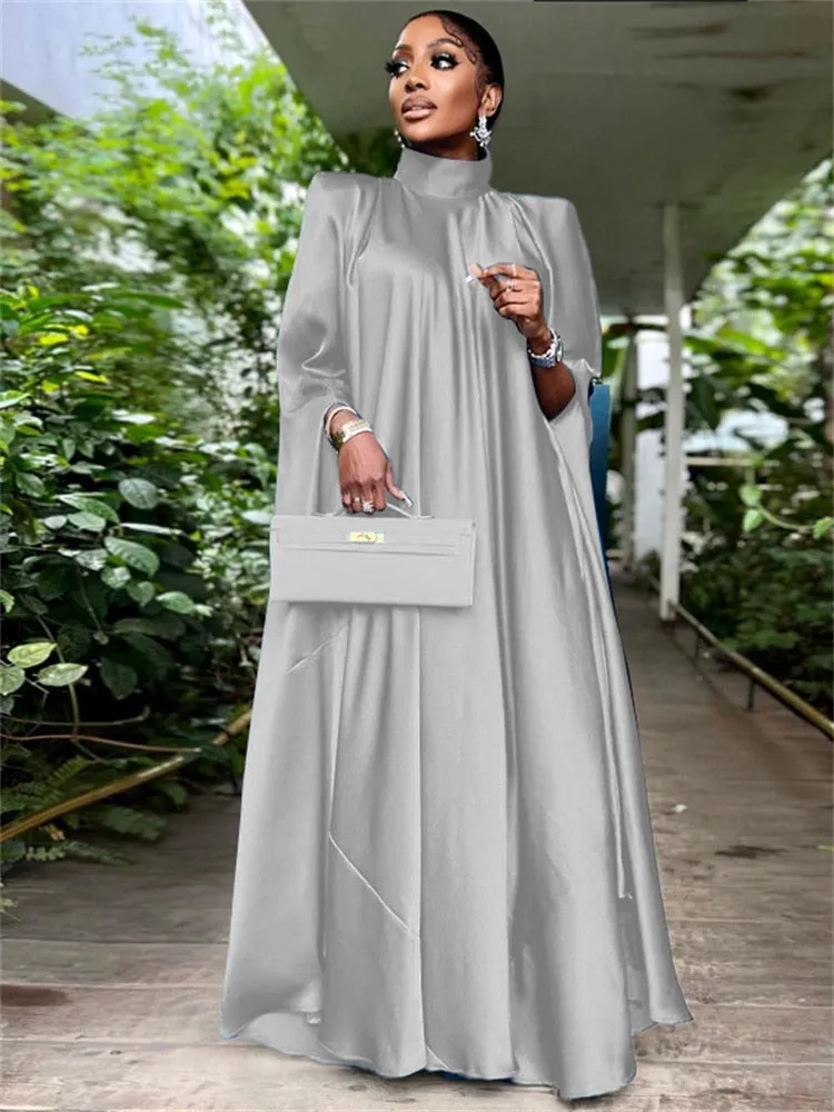 Women Oversized Dresses Batwing Sleeve Loose