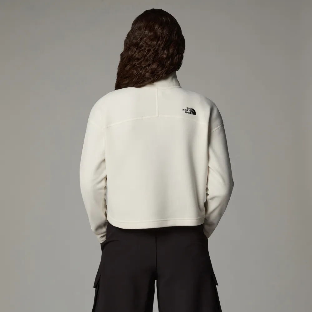WOMEN'S 100 GLACIER CROPPED ¼ ZIP FLEECE