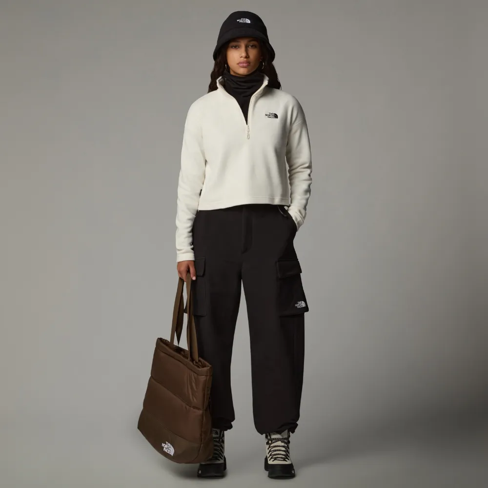 WOMEN'S 100 GLACIER CROPPED ¼ ZIP FLEECE