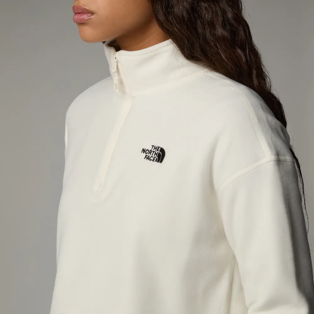 WOMEN'S 100 GLACIER CROPPED ¼ ZIP FLEECE