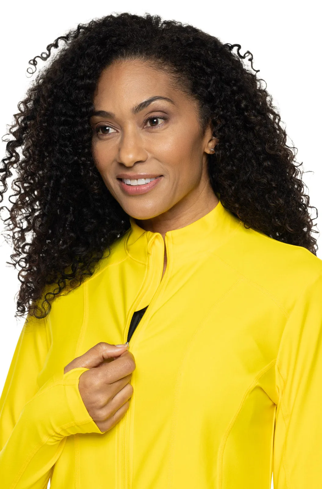 Women's Malawi Swim Jacket | Bold Yellow