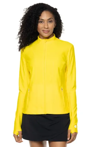 Women's Malawi Swim Jacket | Bold Yellow