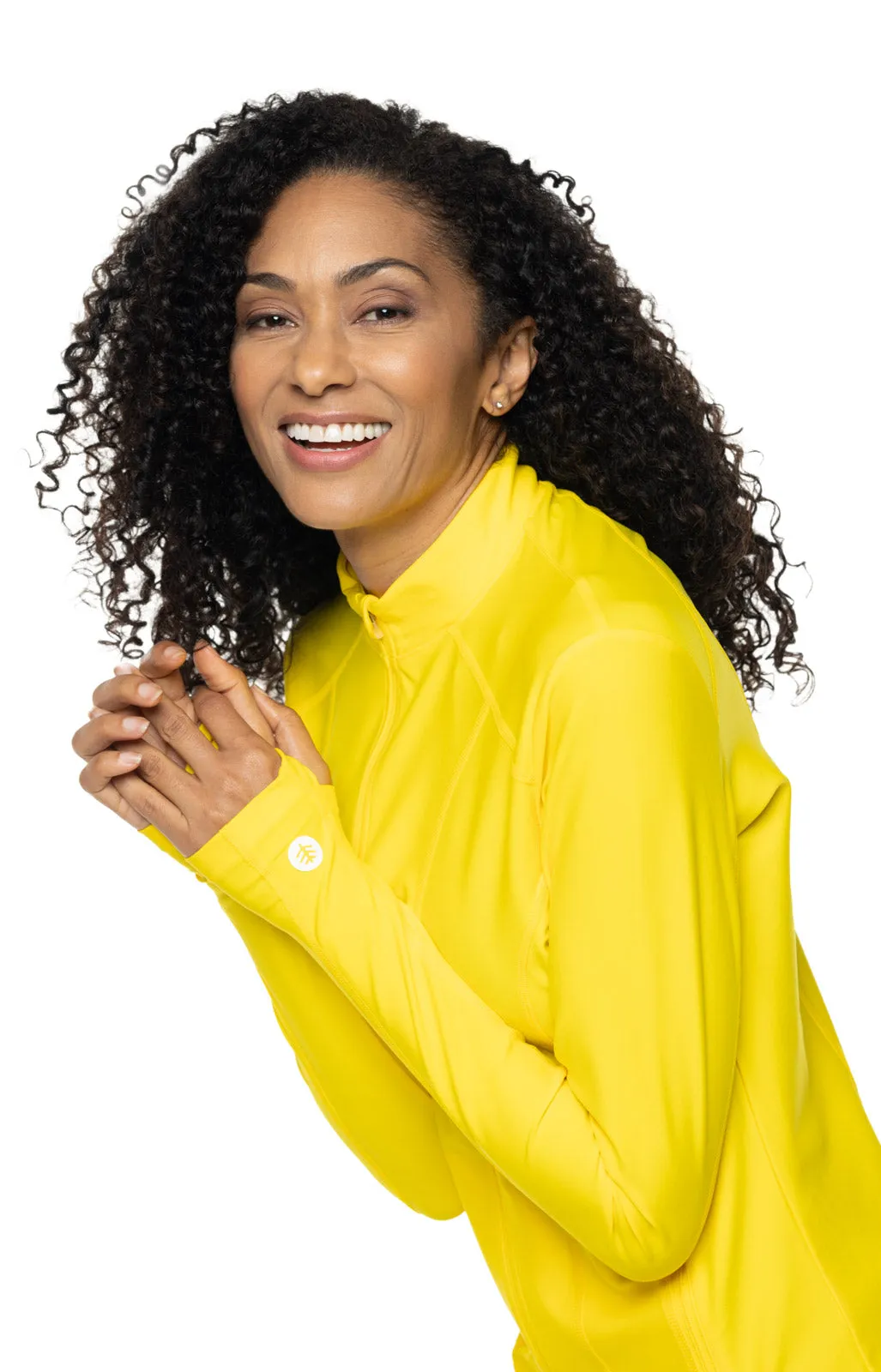 Women's Malawi Swim Jacket | Bold Yellow