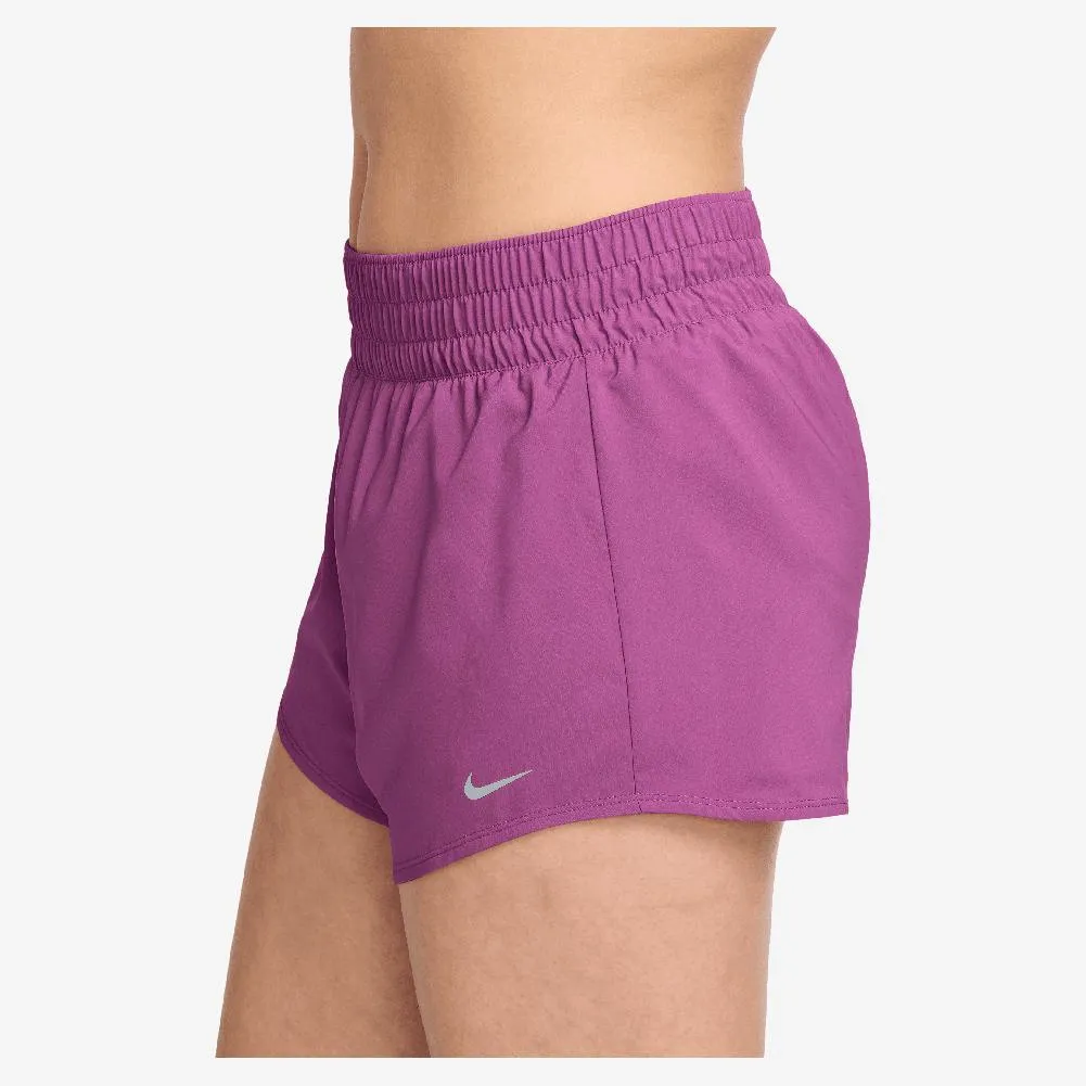 Women`s One Dri-FIT Mid-Rise 3 Inch Brief-Lined Shorts