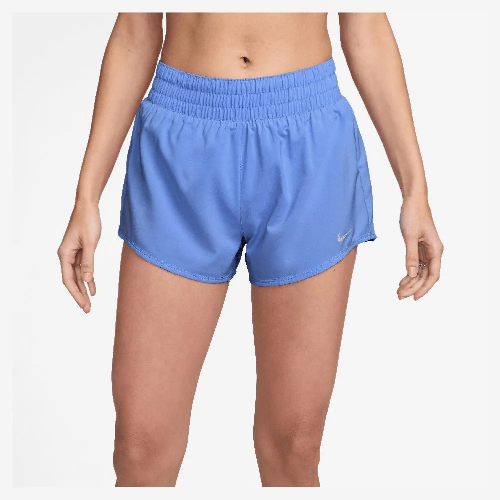 Women`s One Dri-FIT Mid-Rise 3 Inch Brief-Lined Shorts