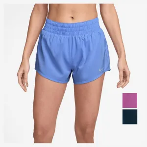 Women`s One Dri-FIT Mid-Rise 3 Inch Brief-Lined Shorts