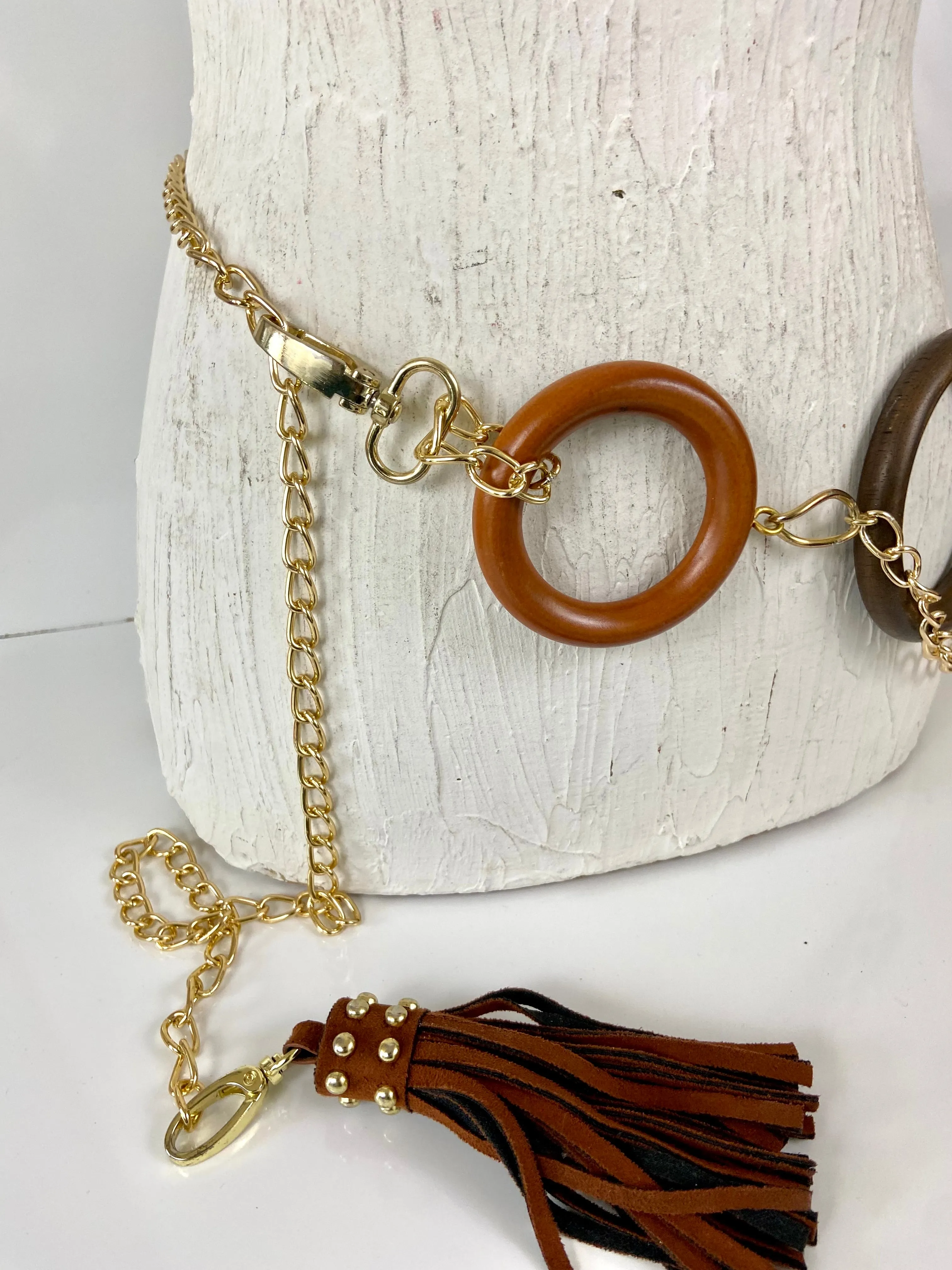 Wood circles 🔘 belt