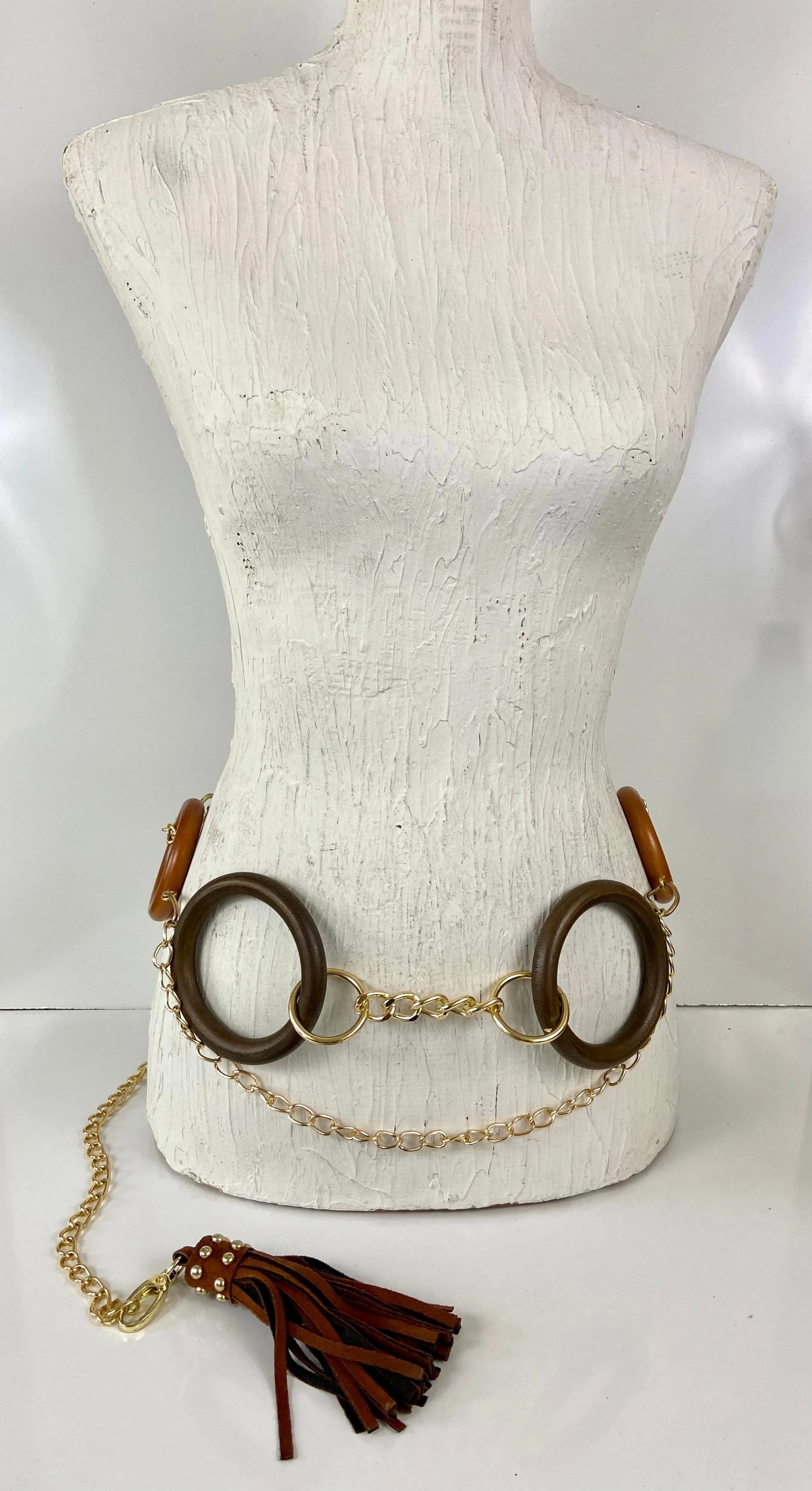 Wood circles 🔘 belt