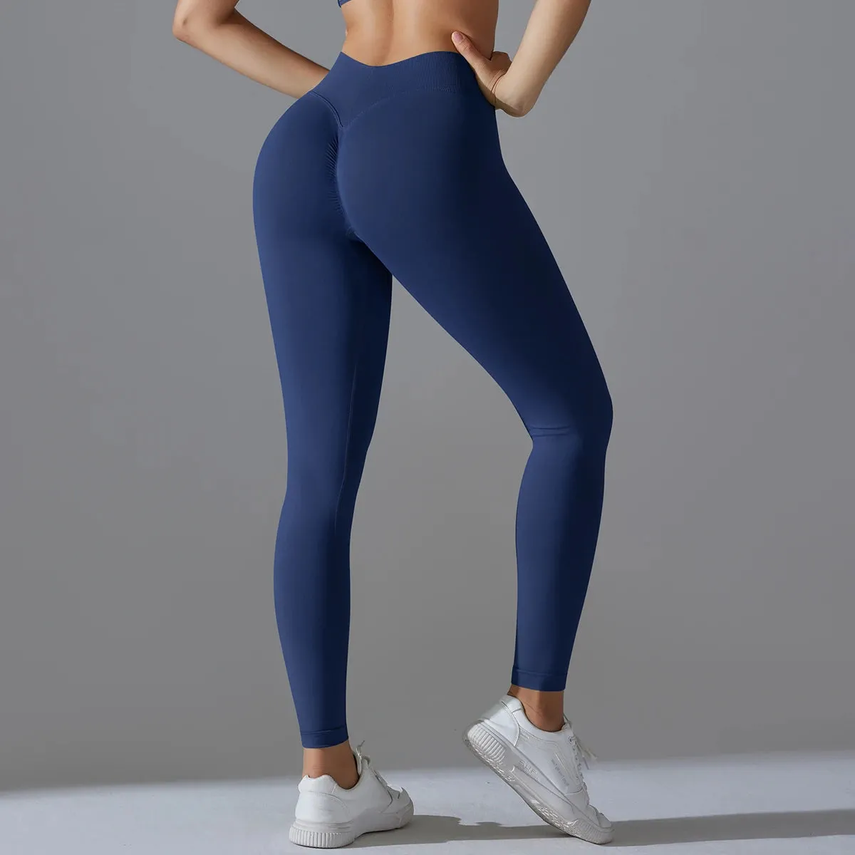 Yoga Leggings Seamless Gym Leggings Women High Waist Booty Lifting Fitness Wear